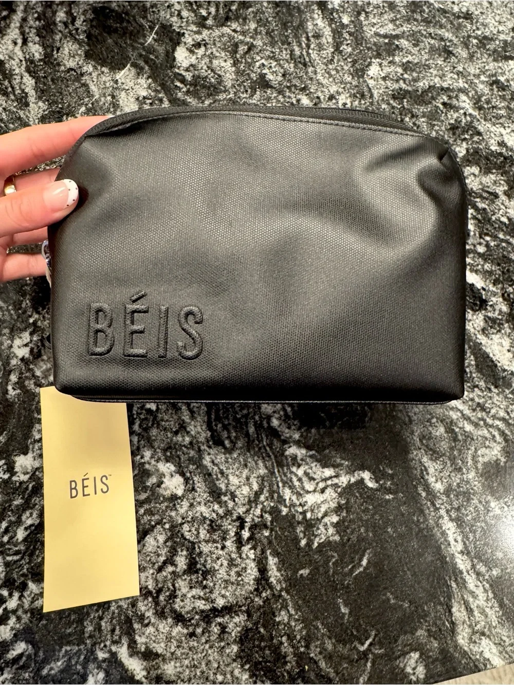BEIS Black Cosmetic Pouch - Small